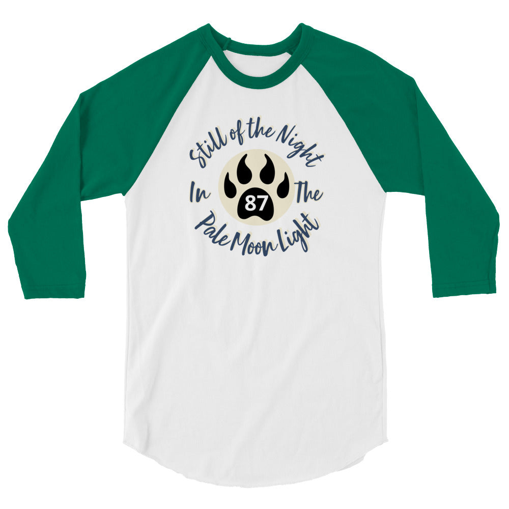 Still of the Night, Wolf Claw 3/4 sleeve raglan shirt