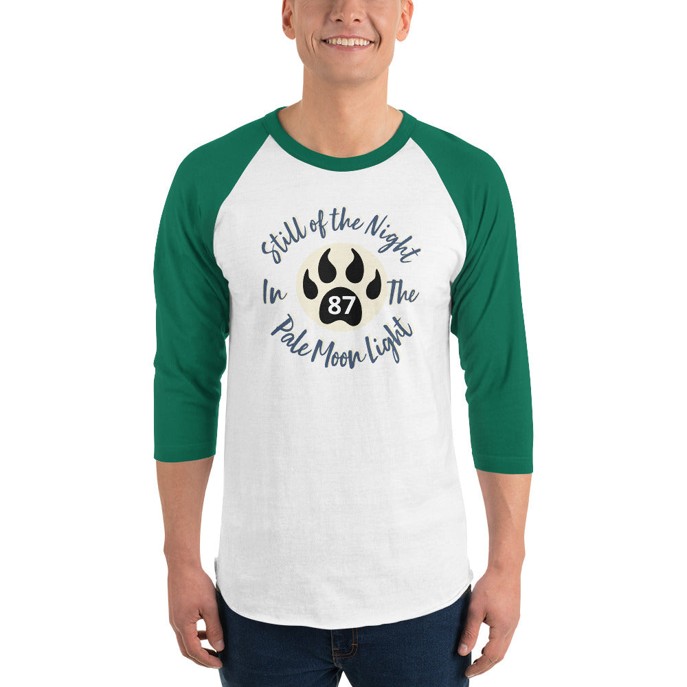 Still of the Night, Wolf Claw 3/4 sleeve raglan shirt