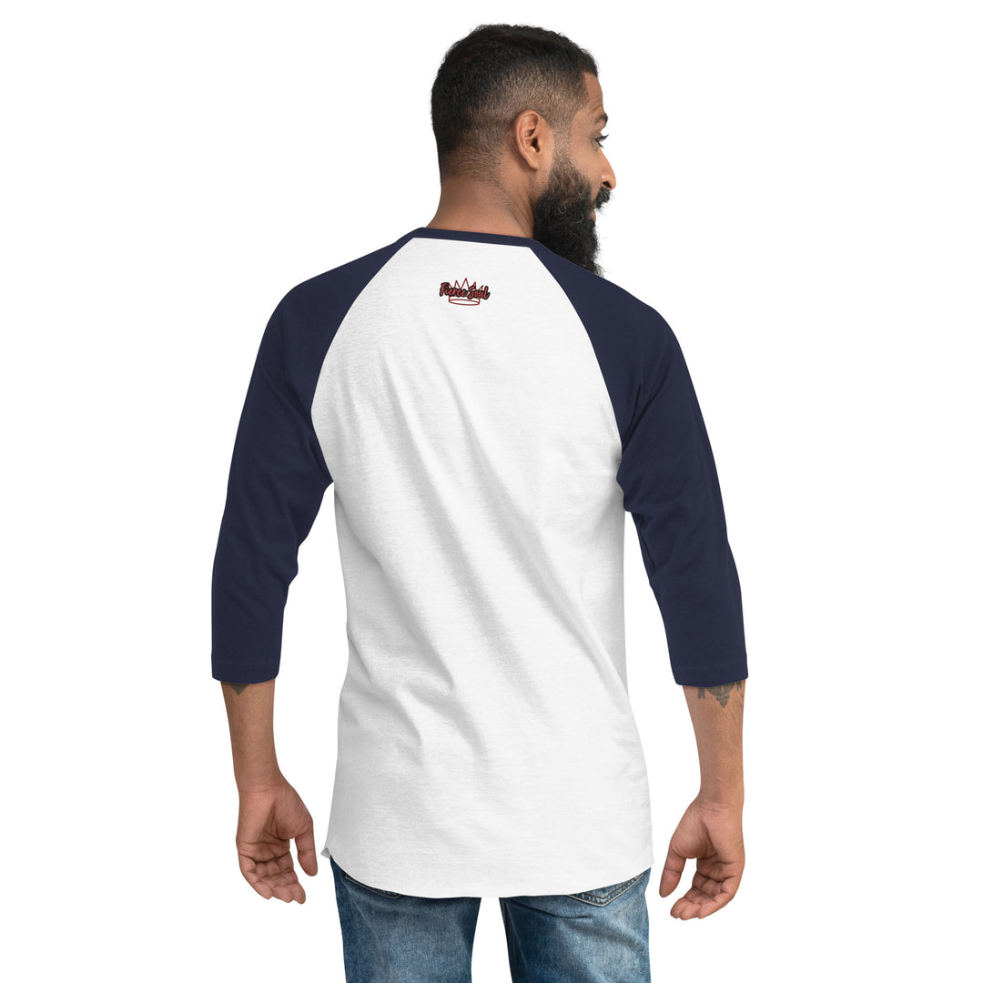 Who Stopped the Rain 3/4 sleeve raglan shirt