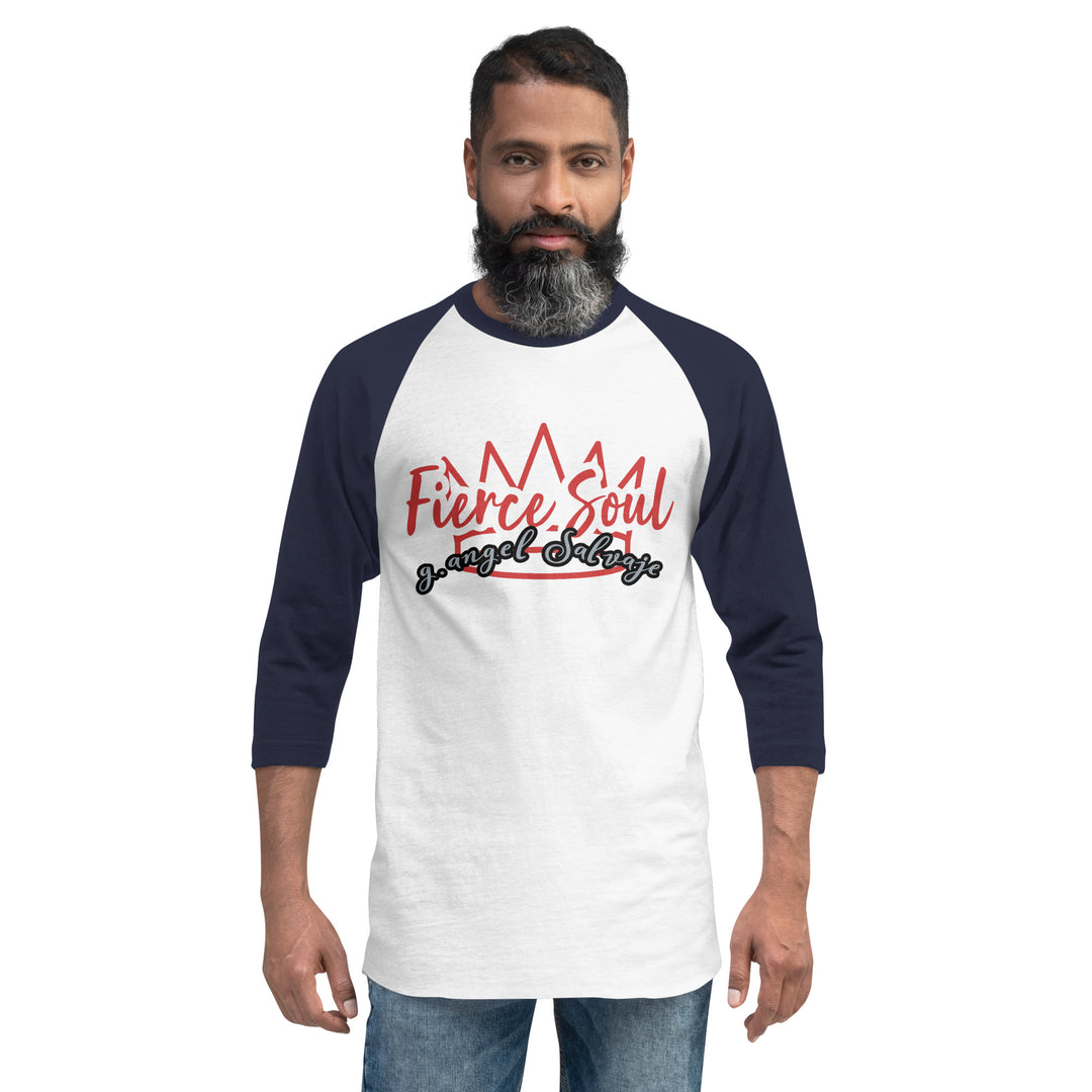 Fierce Soul 3/4 sleeve raglan shirt