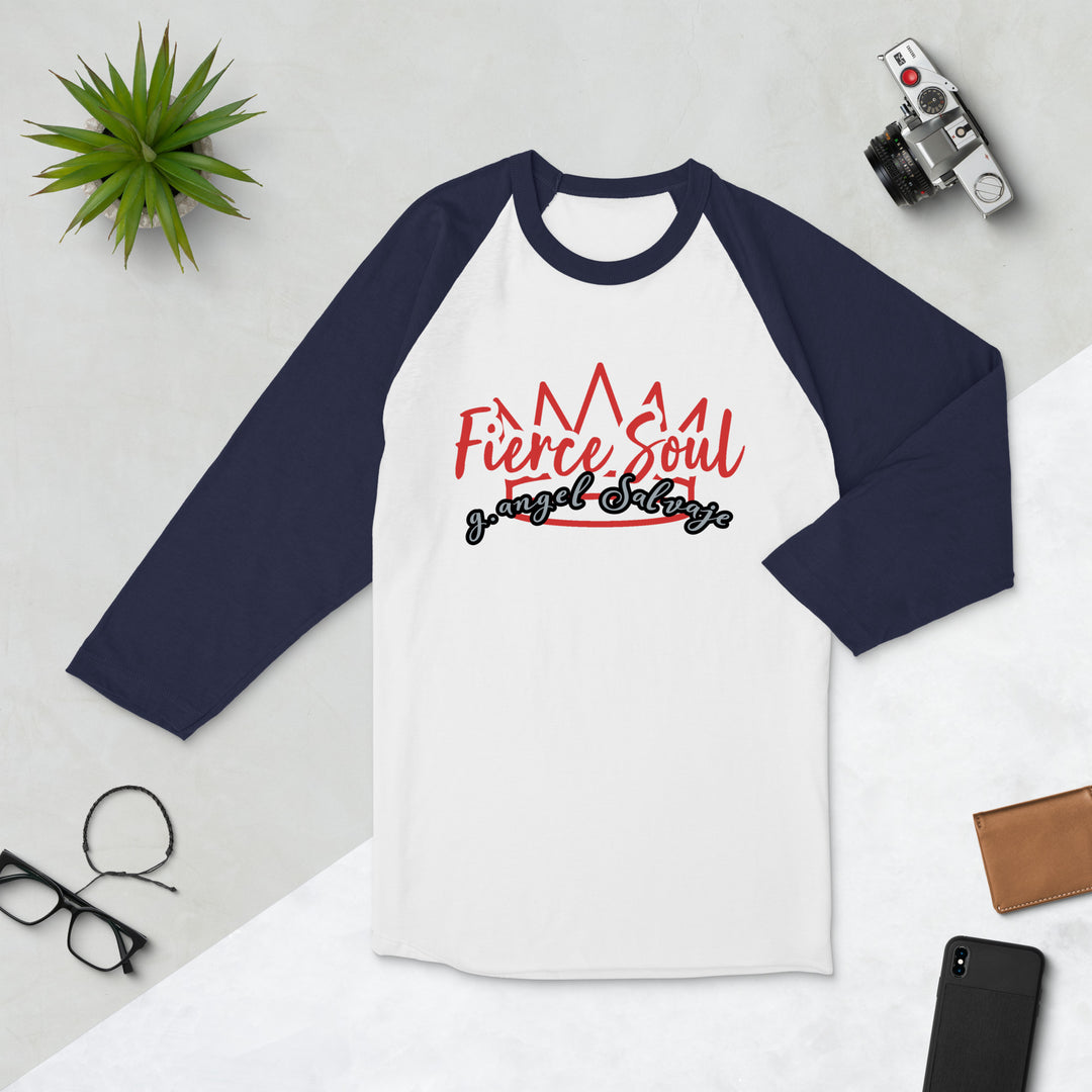 Fierce Soul 3/4 sleeve raglan shirt