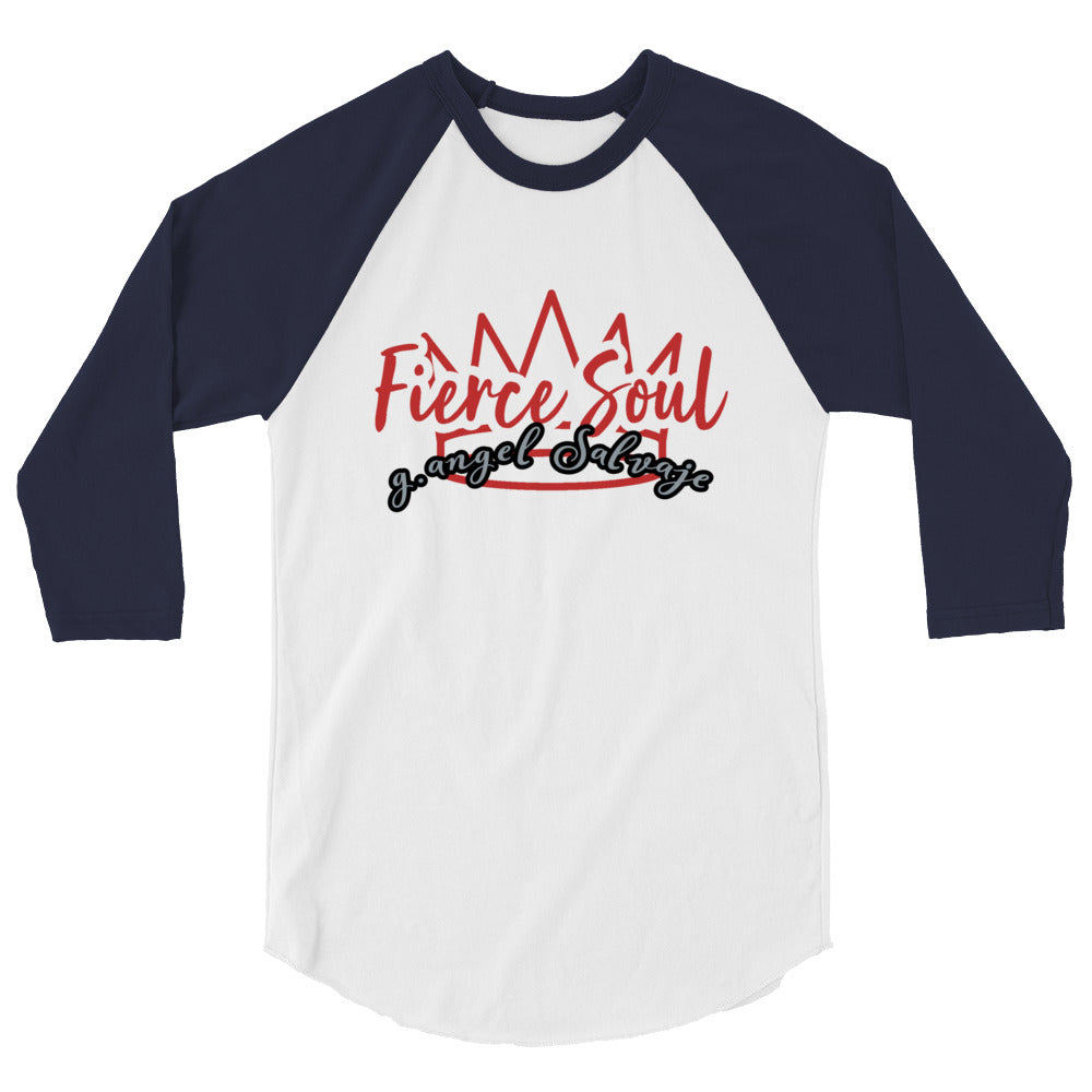 Fierce Soul 3/4 sleeve raglan shirt