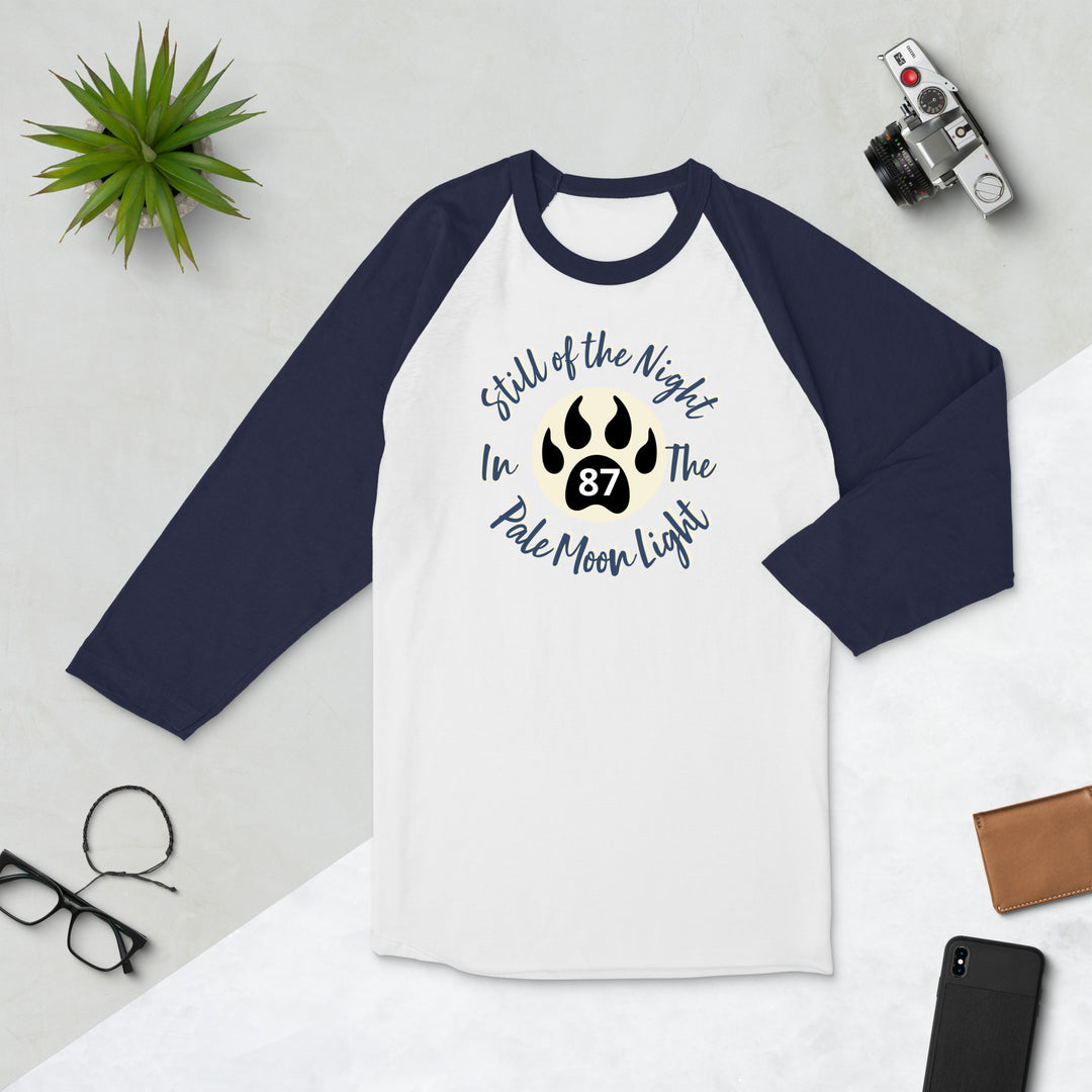 Still of the Night, Wolf Claw 3/4 sleeve raglan shirt