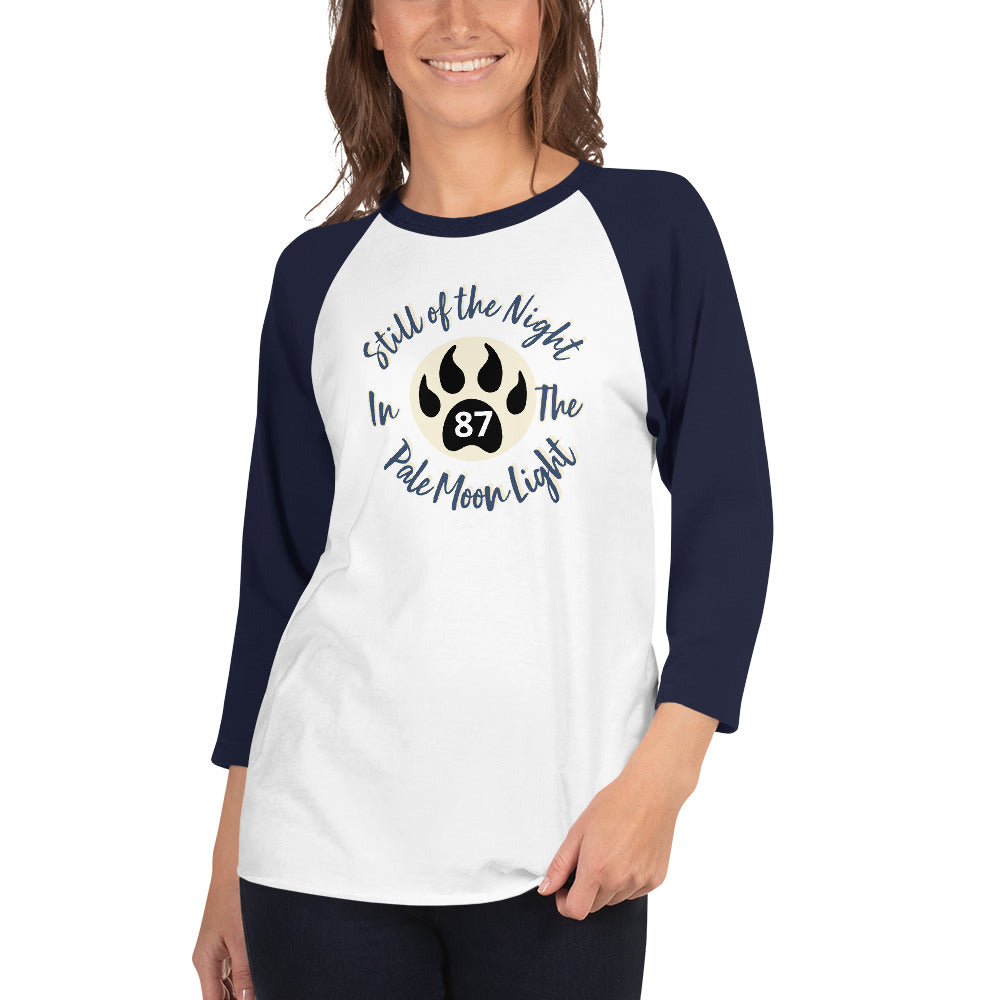 Still of the Night, Wolf Claw 3/4 sleeve raglan shirt