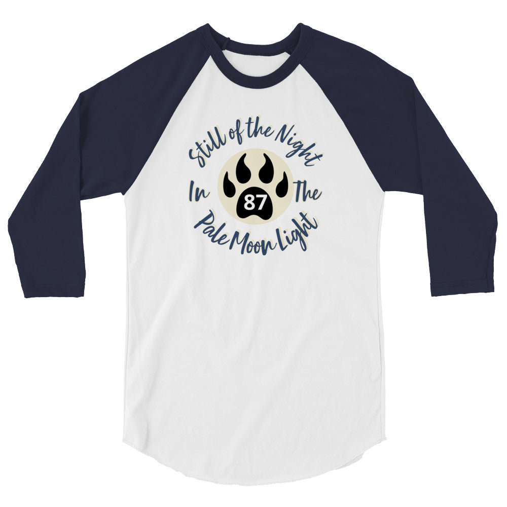 Still of the Night, Wolf Claw 3/4 sleeve raglan shirt