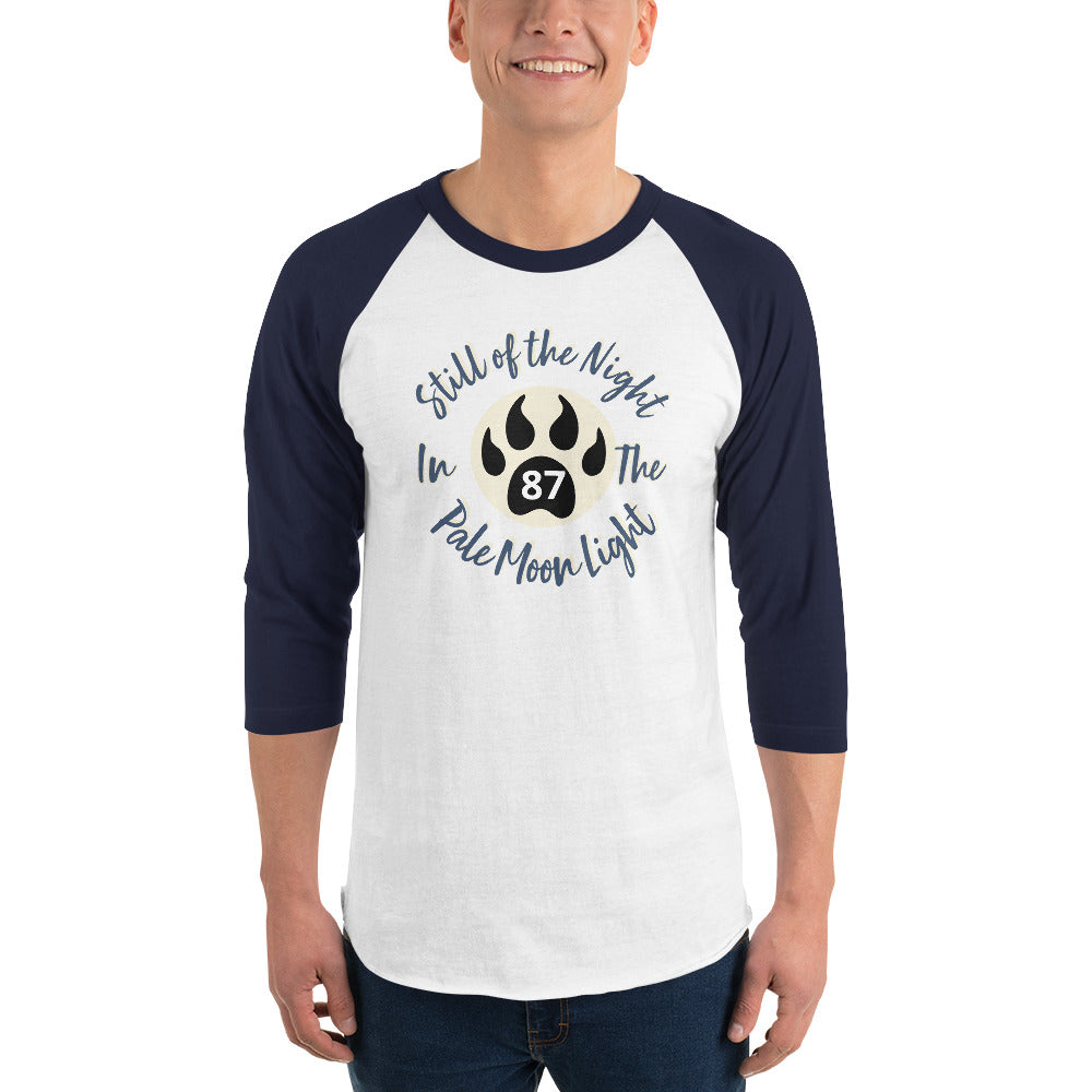 Still of the Night, Wolf Claw 3/4 sleeve raglan shirt