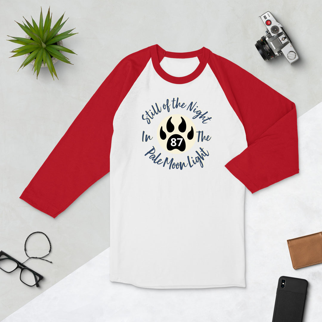 Still of the Night, Wolf Claw 3/4 sleeve raglan shirt