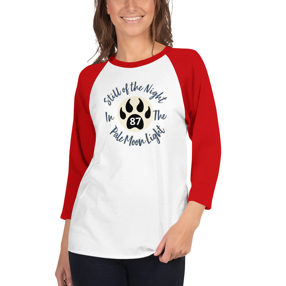 Still of the Night, Wolf Claw 3/4 sleeve raglan shirt