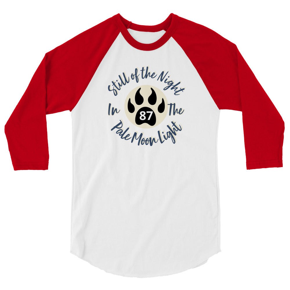 Still of the Night, Wolf Claw 3/4 sleeve raglan shirt