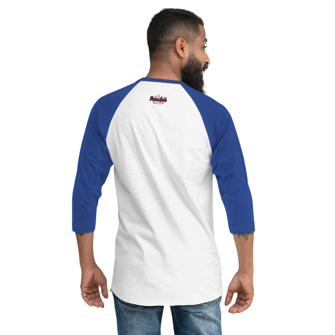 Who Stopped the Rain 3/4 sleeve raglan shirt