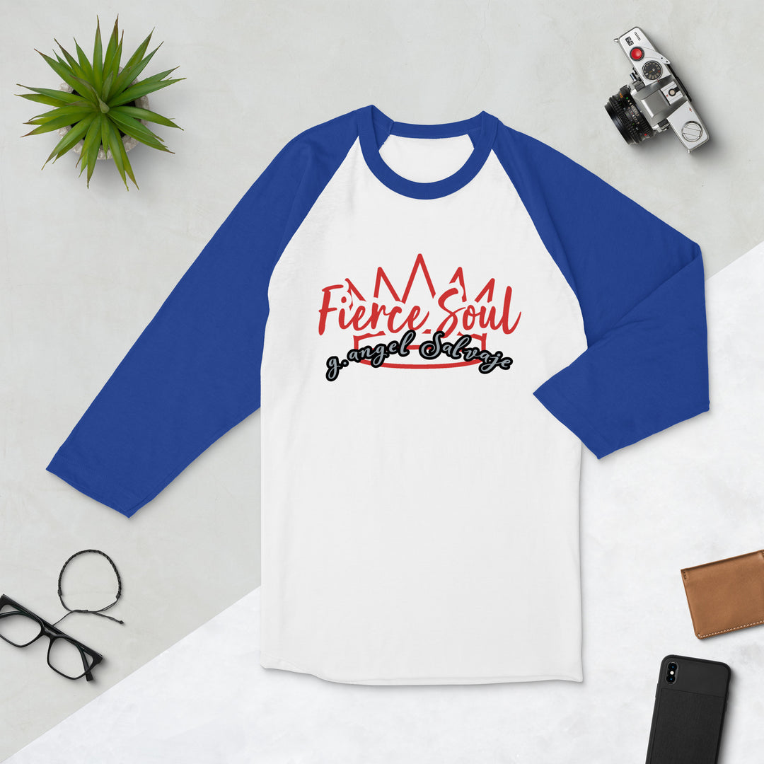 Fierce Soul 3/4 sleeve raglan shirt