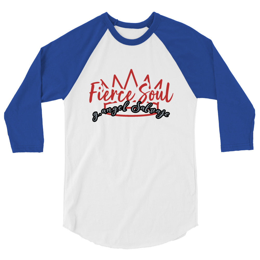 Fierce Soul 3/4 sleeve raglan shirt