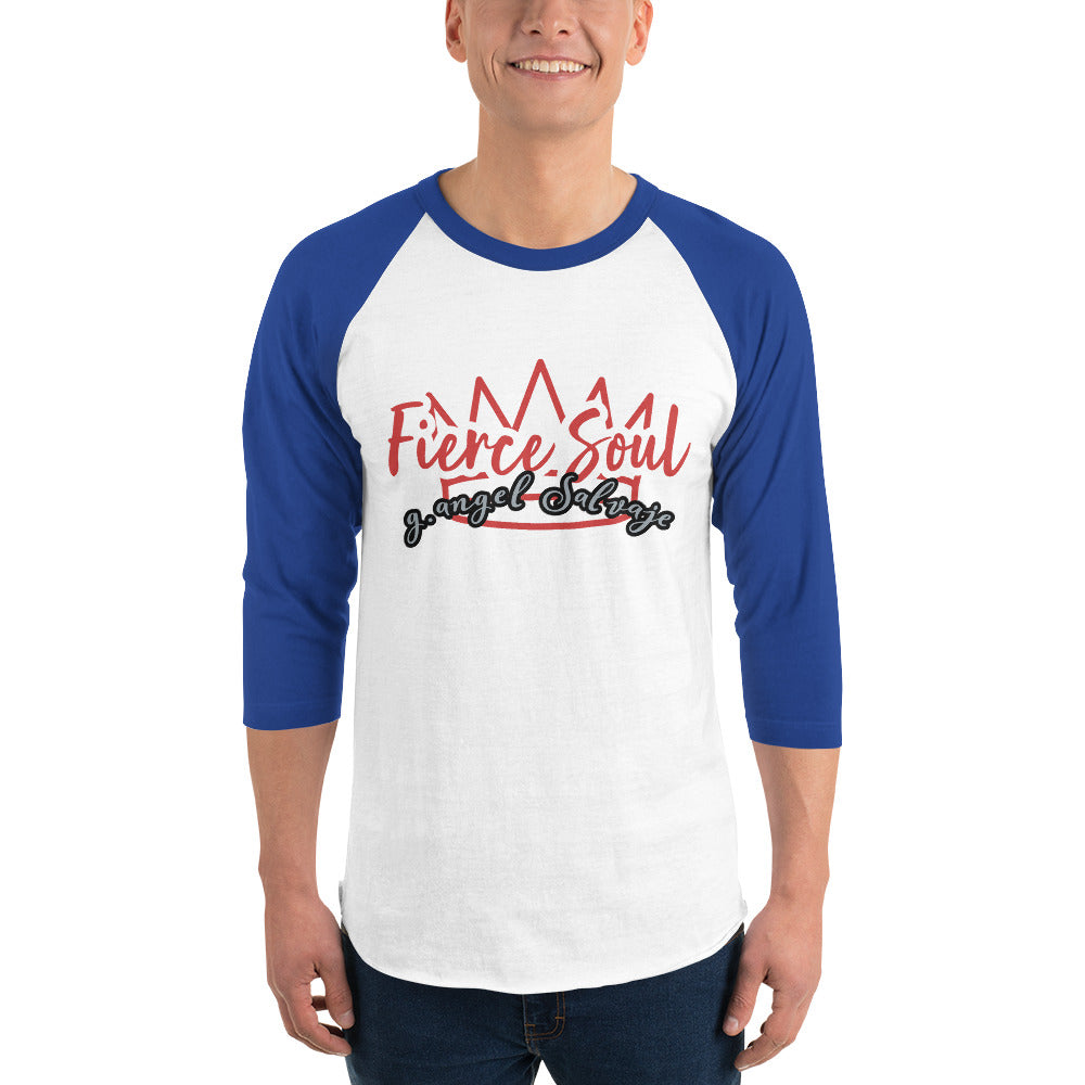Fierce Soul 3/4 sleeve raglan shirt