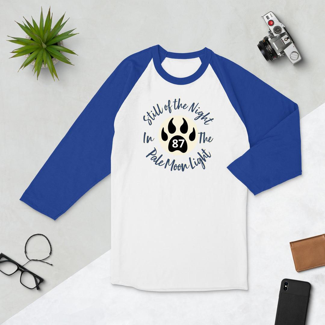 Still of the Night, Wolf Claw 3/4 sleeve raglan shirt