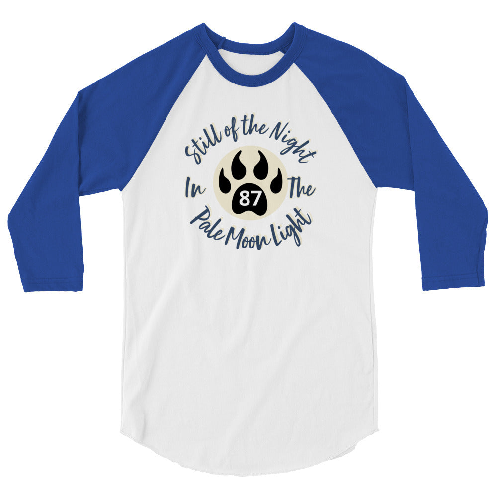 Still of the Night, Wolf Claw 3/4 sleeve raglan shirt