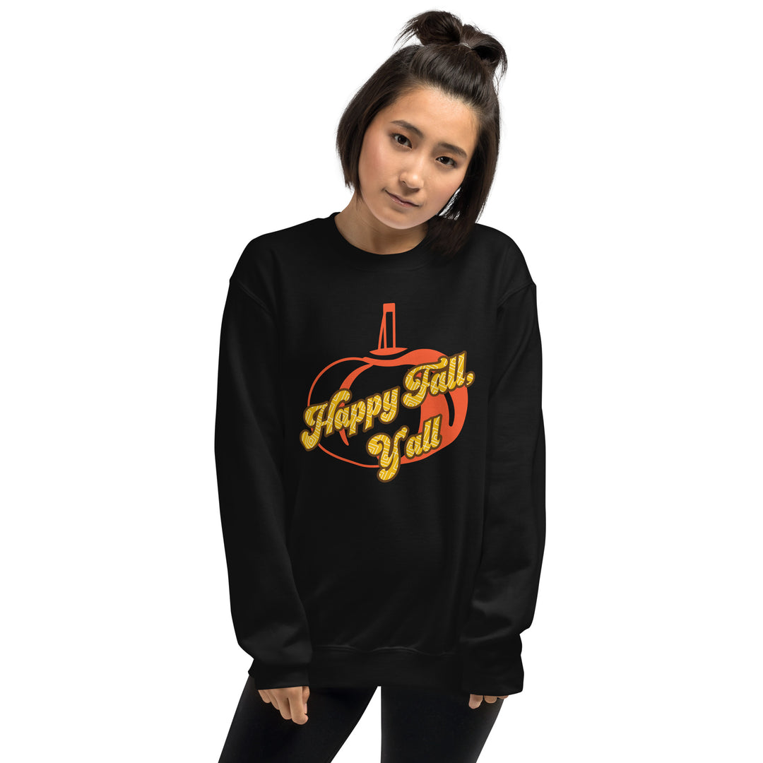 Happy Fall Y'all, Unisex Sweatshirt