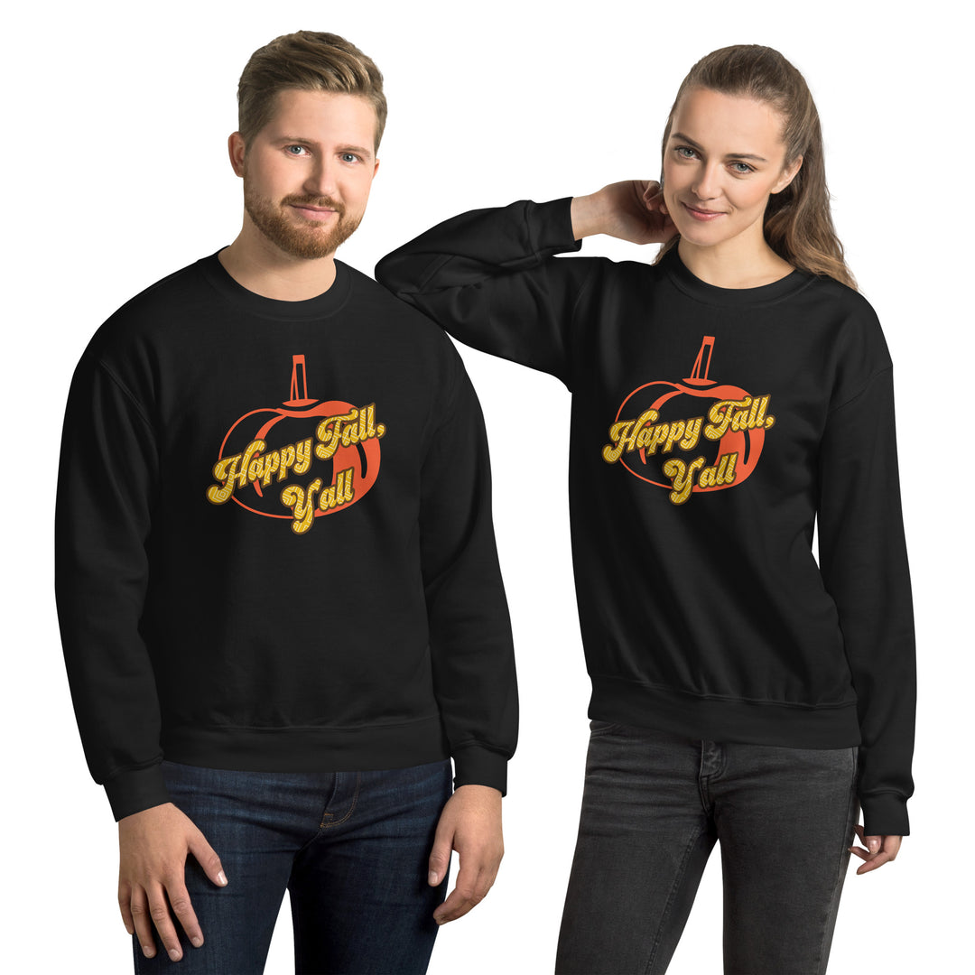 Happy Fall Y'all, Unisex Sweatshirt