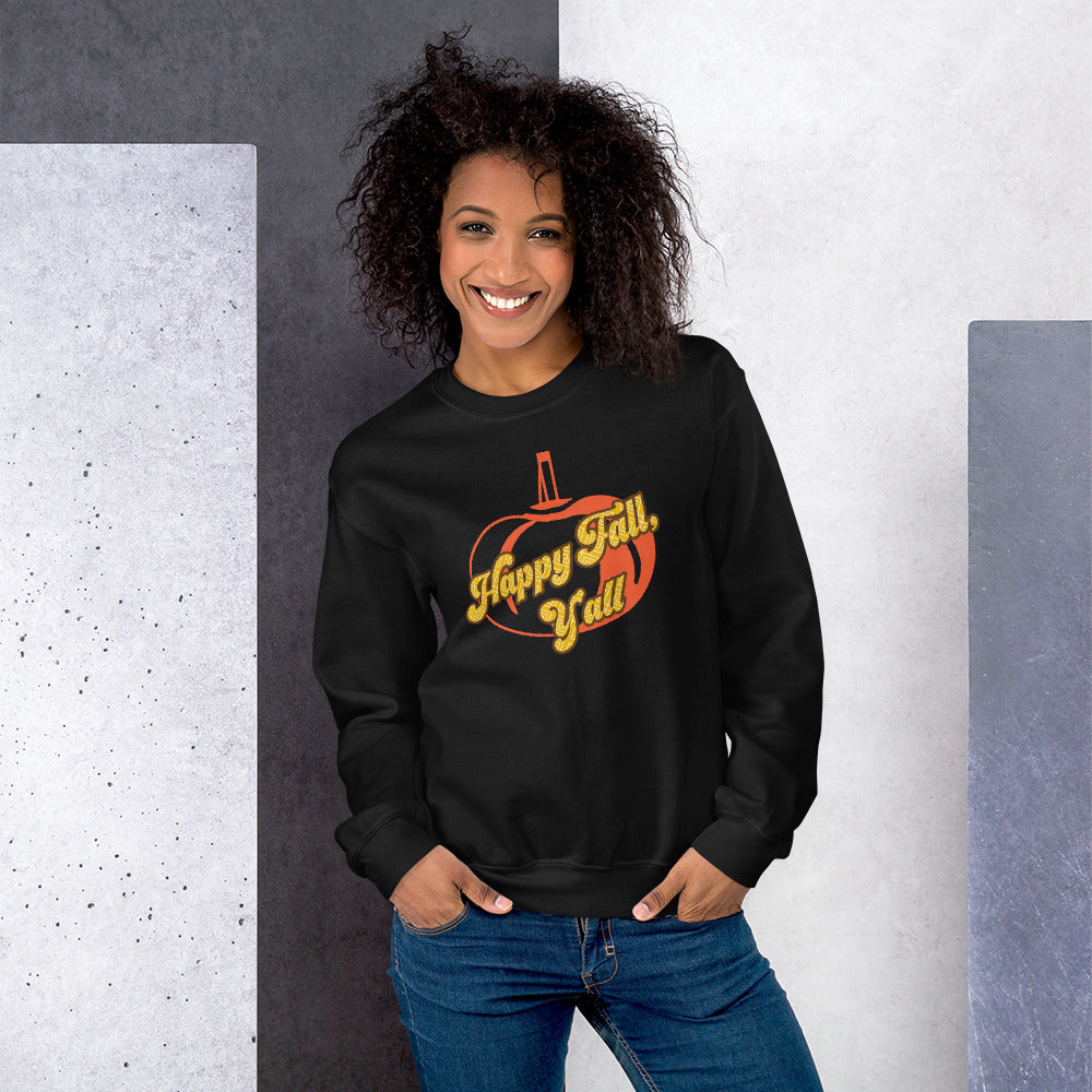Happy Fall Y'all, Unisex Sweatshirt