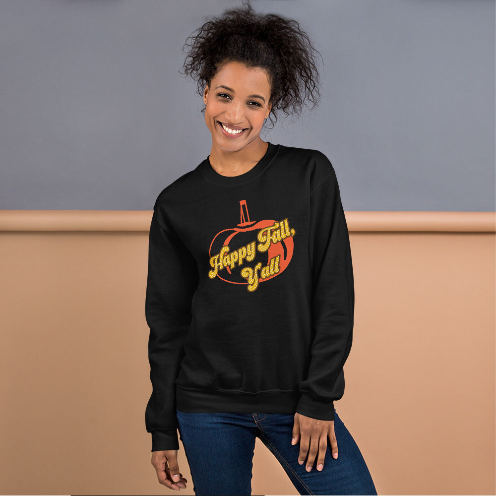 Happy Fall Y'all, Unisex Sweatshirt