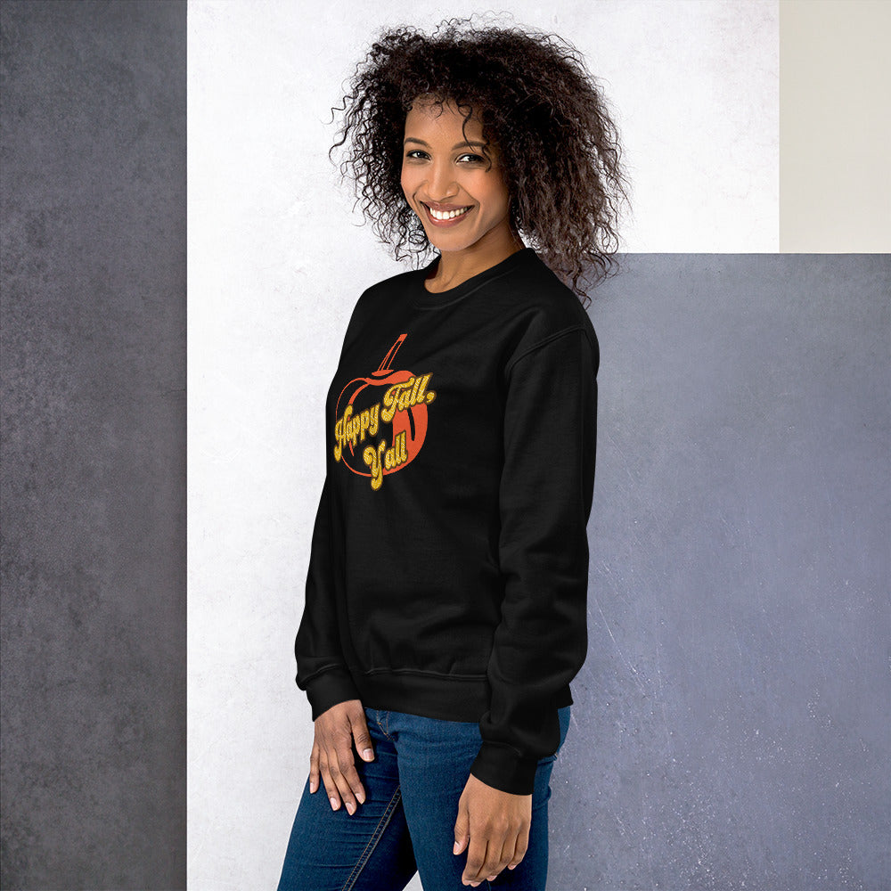 Happy Fall Y'all, Unisex Sweatshirt
