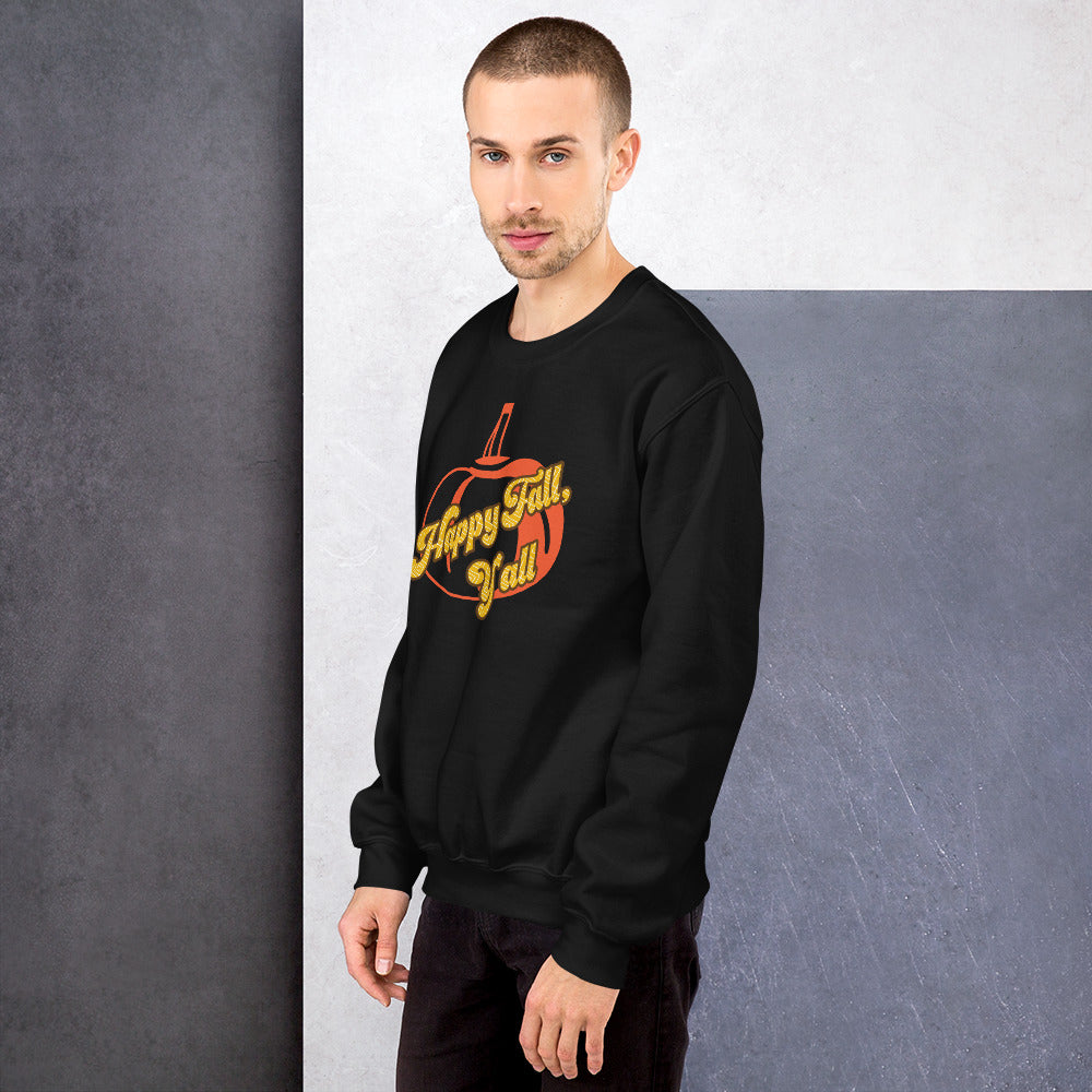 Happy Fall Y'all, Unisex Sweatshirt