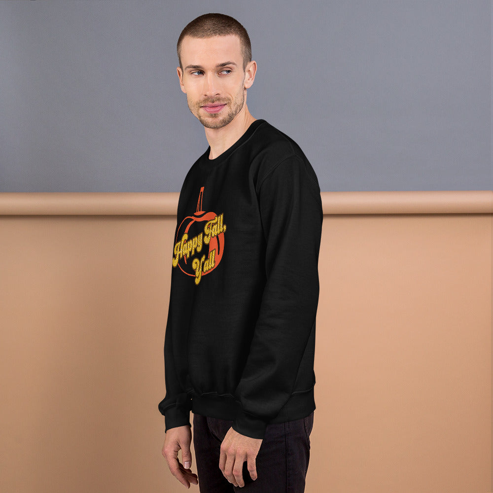 Happy Fall Y'all, Unisex Sweatshirt