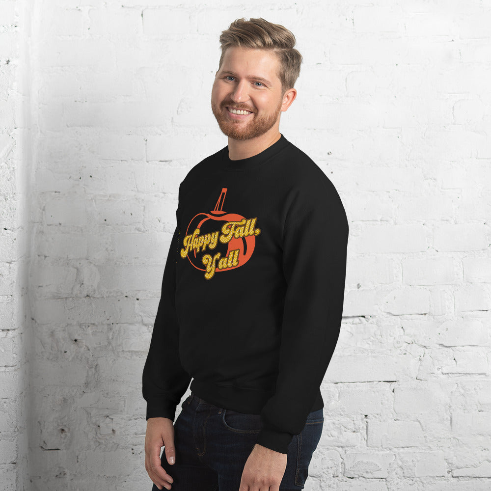 Happy Fall Y'all, Unisex Sweatshirt