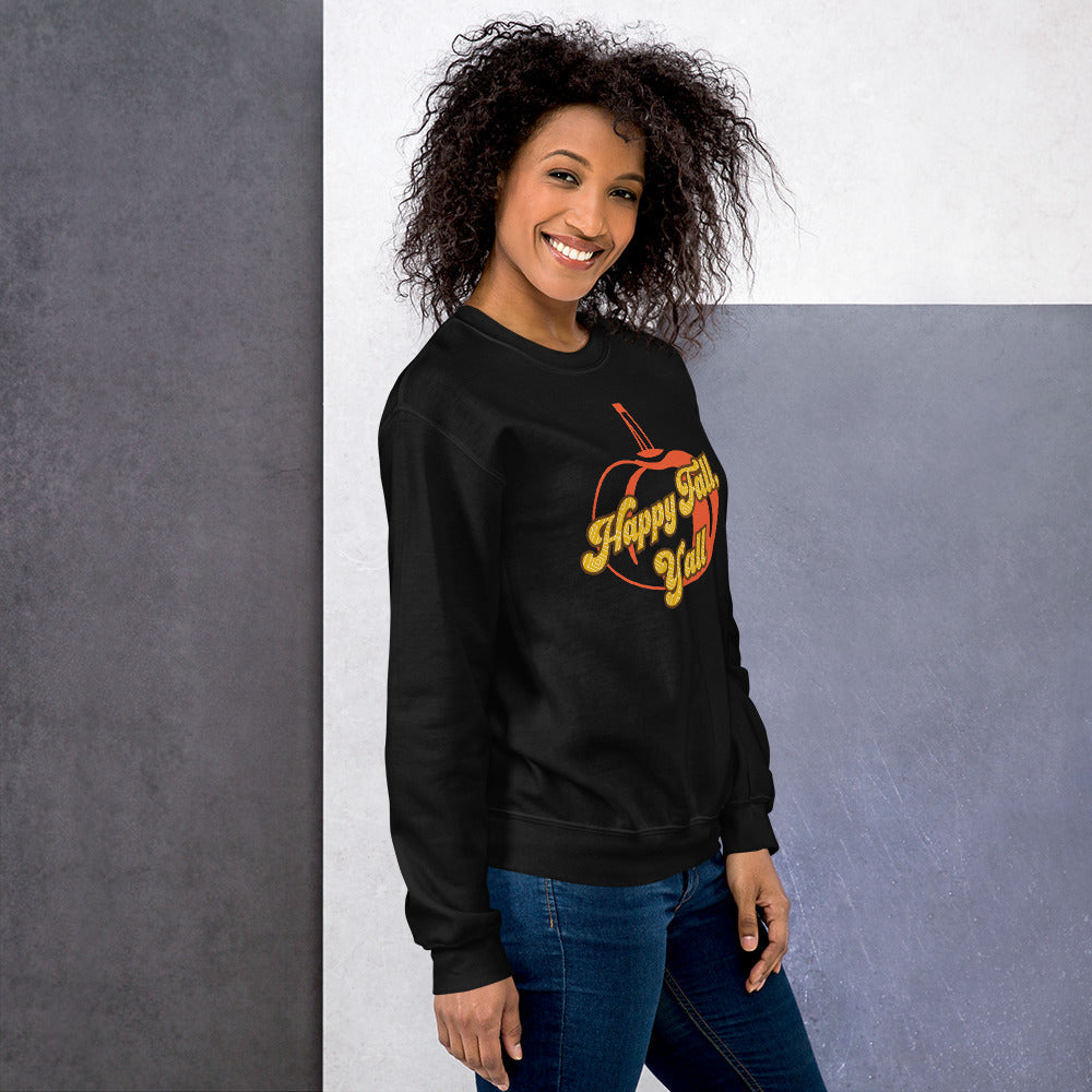 Happy Fall Y'all, Unisex Sweatshirt