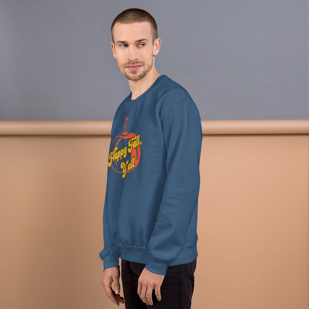 Happy Fall Y'all, Unisex Sweatshirt