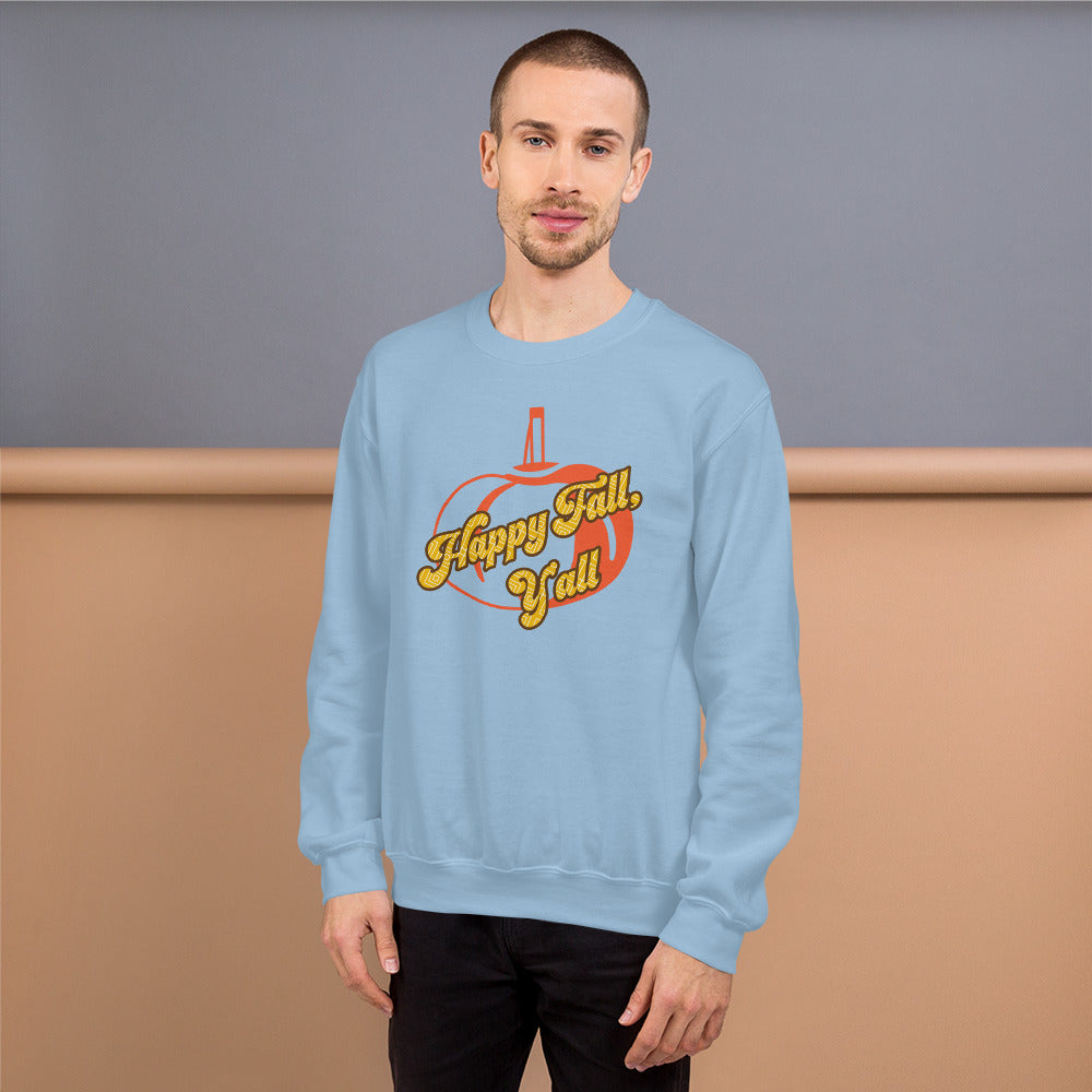 Happy Fall Y'all, Unisex Sweatshirt