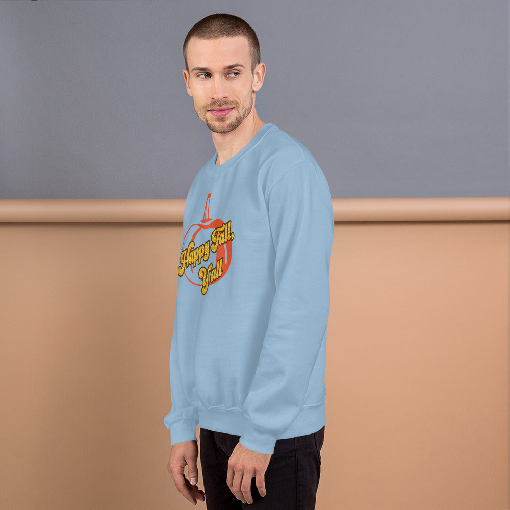 Happy Fall Y'all, Unisex Sweatshirt