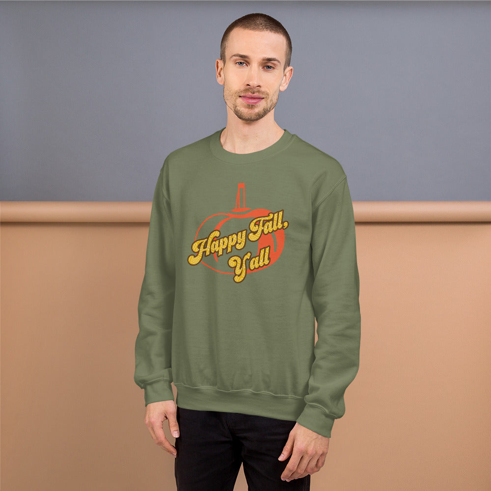 Happy Fall Y'all, Unisex Sweatshirt