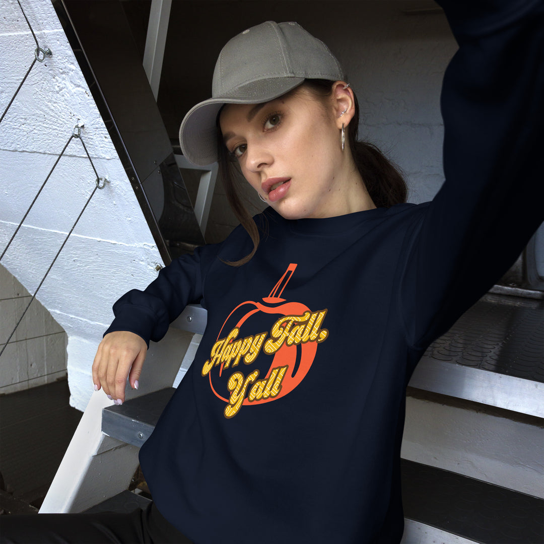 Happy Fall Y'all, Unisex Sweatshirt