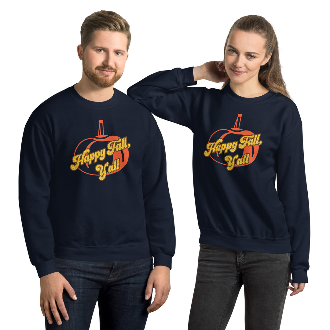 Happy Fall Y'all, Unisex Sweatshirt