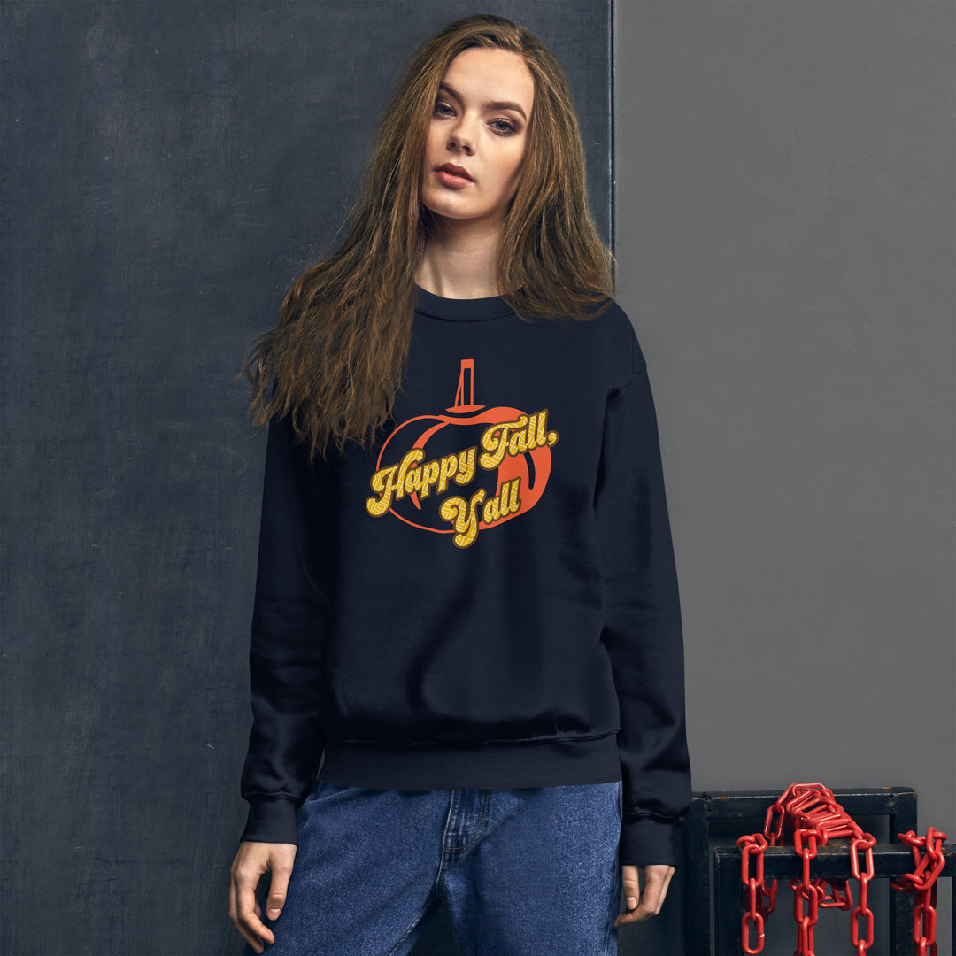 Happy Fall Y'all, Unisex Sweatshirt