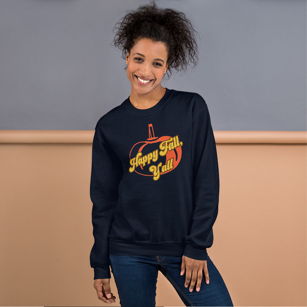 Happy Fall Y'all, Unisex Sweatshirt