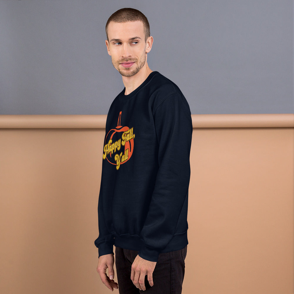 Happy Fall Y'all, Unisex Sweatshirt