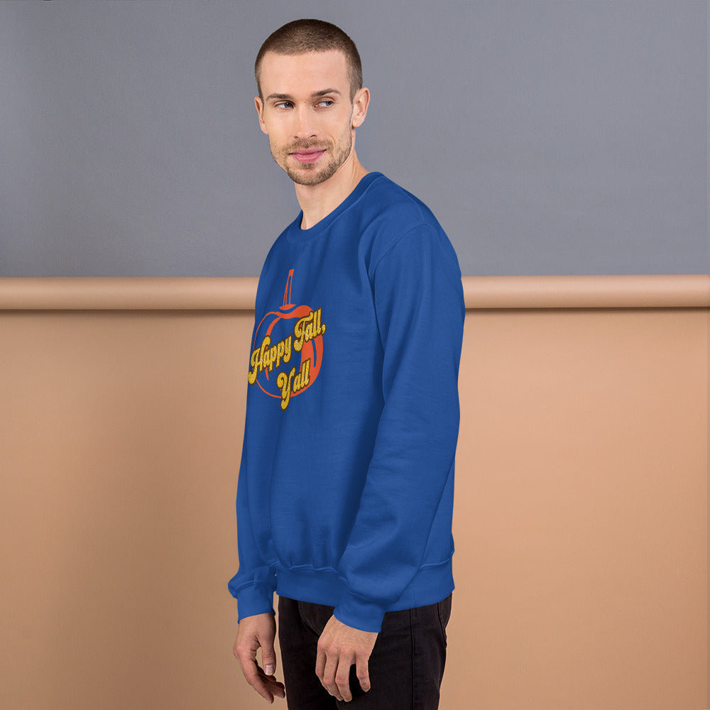 Happy Fall Y'all, Unisex Sweatshirt
