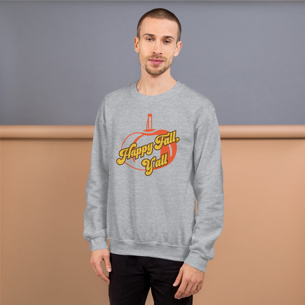 Happy Fall Y'all, Unisex Sweatshirt