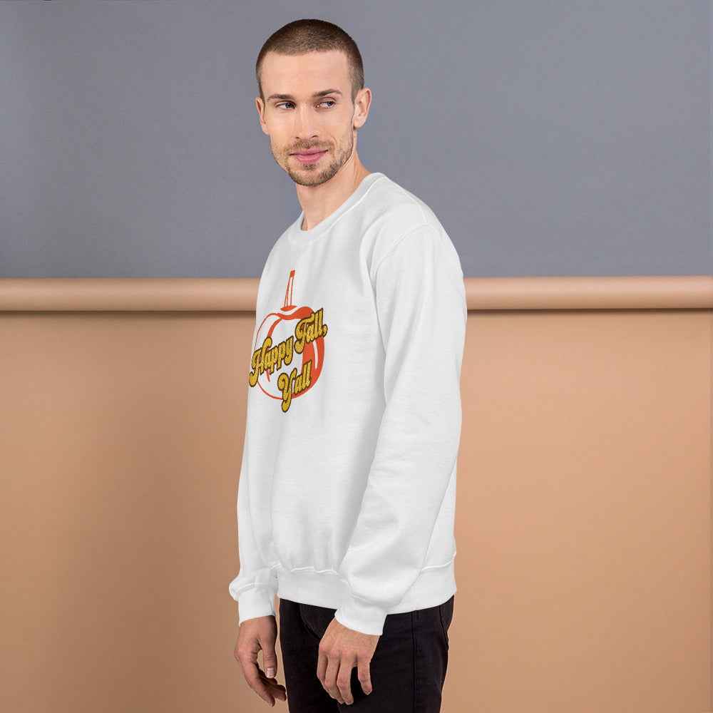 Happy Fall Y'all, Unisex Sweatshirt