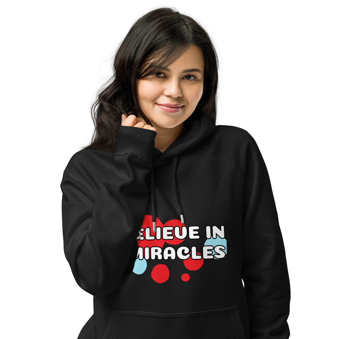 Go with the Flow, Unisex eco raglan hoodie