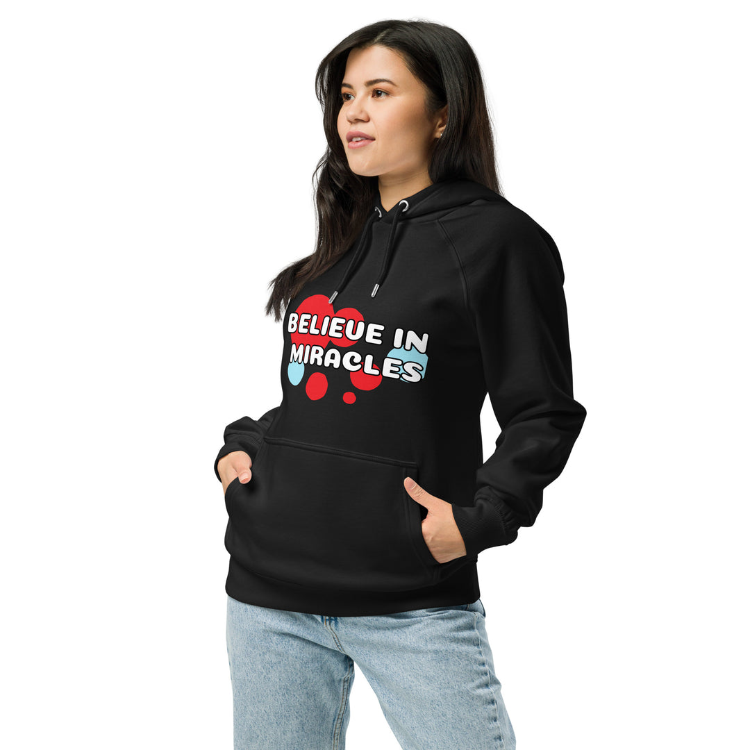 Go with the Flow, Unisex eco raglan hoodie