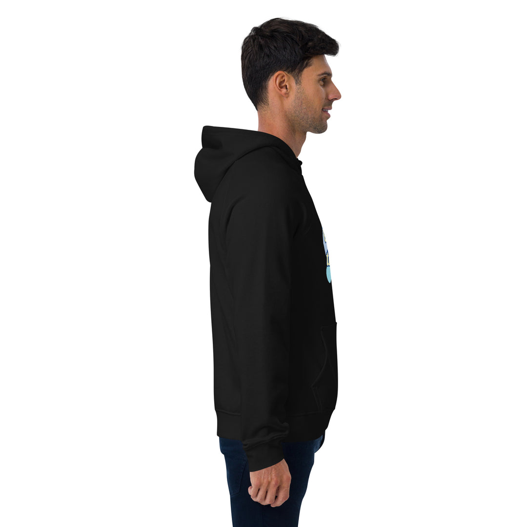 Go with the flow Unisex eco raglan hoodie