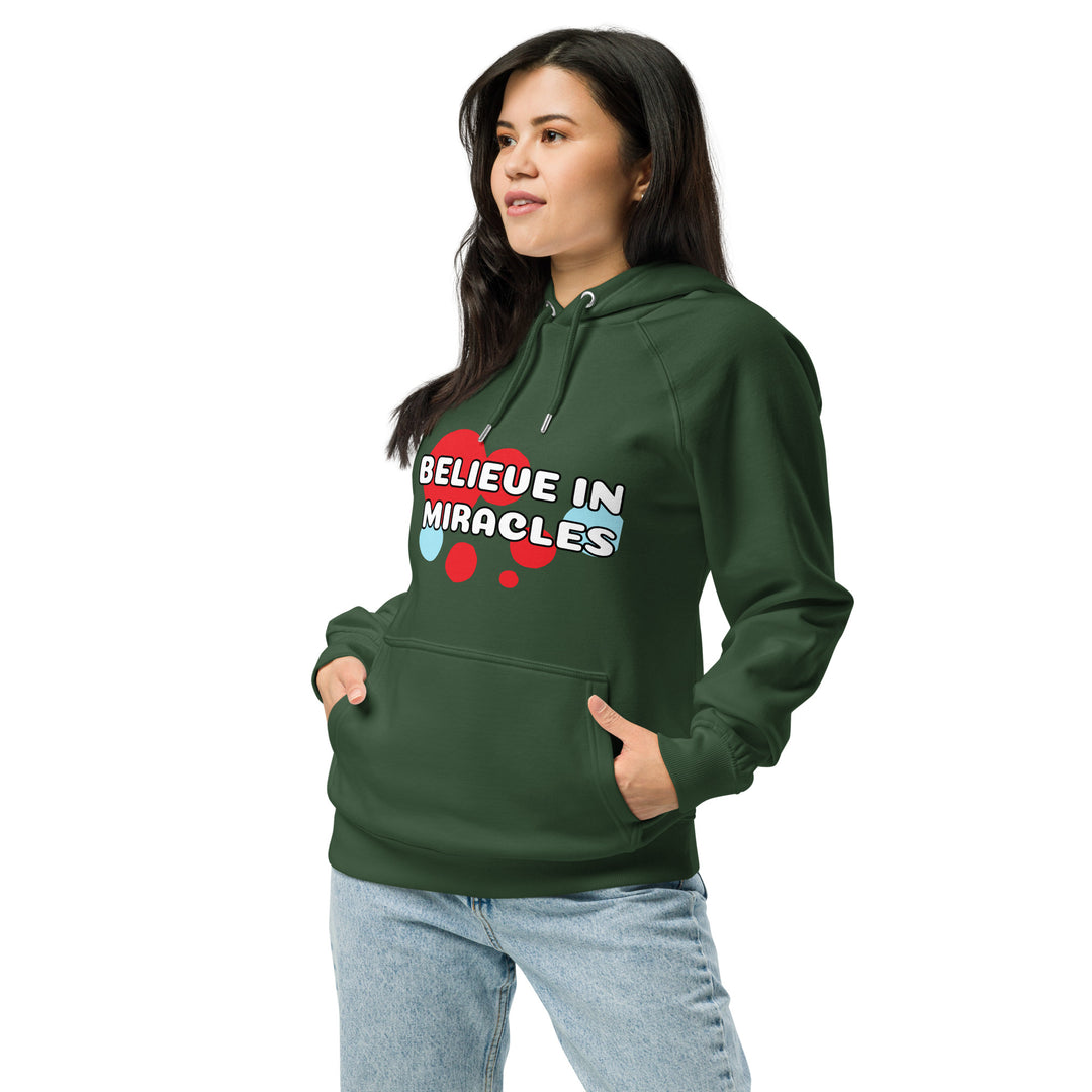 Go with the Flow, Unisex eco raglan hoodie
