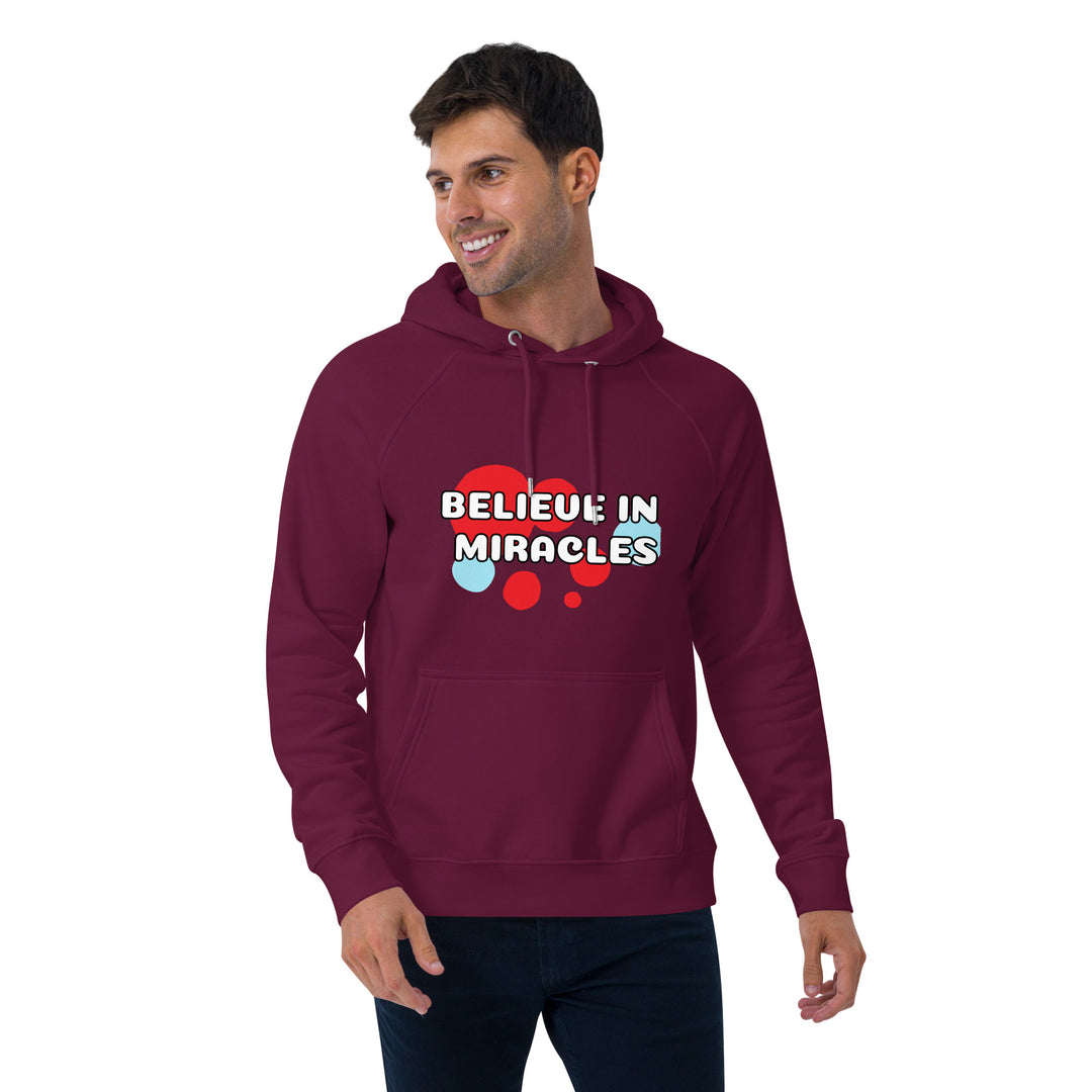 Go with the Flow, Unisex eco raglan hoodie