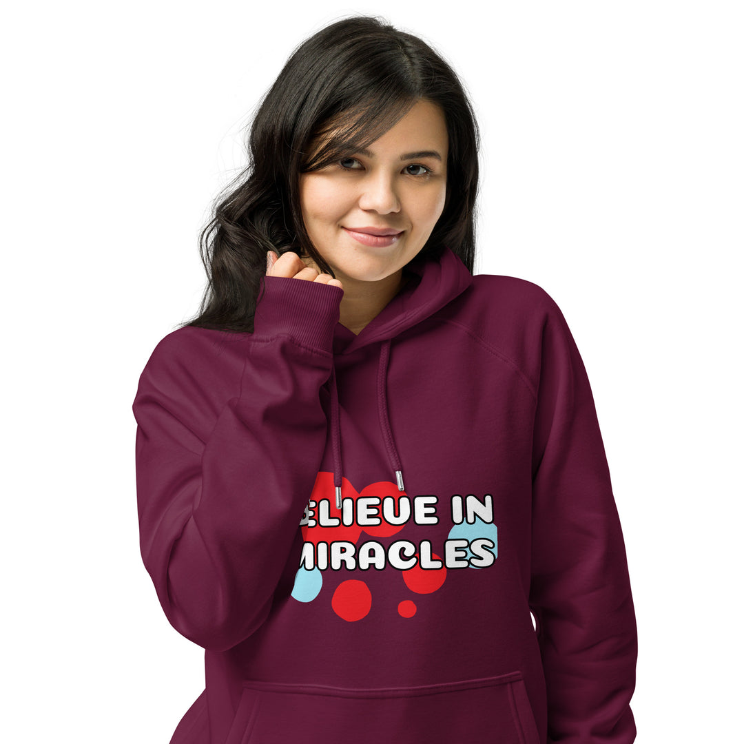 Go with the Flow, Unisex eco raglan hoodie