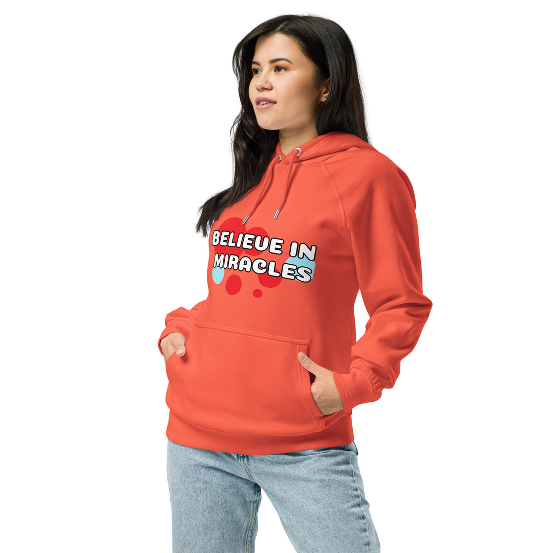 Go with the Flow, Unisex eco raglan hoodie