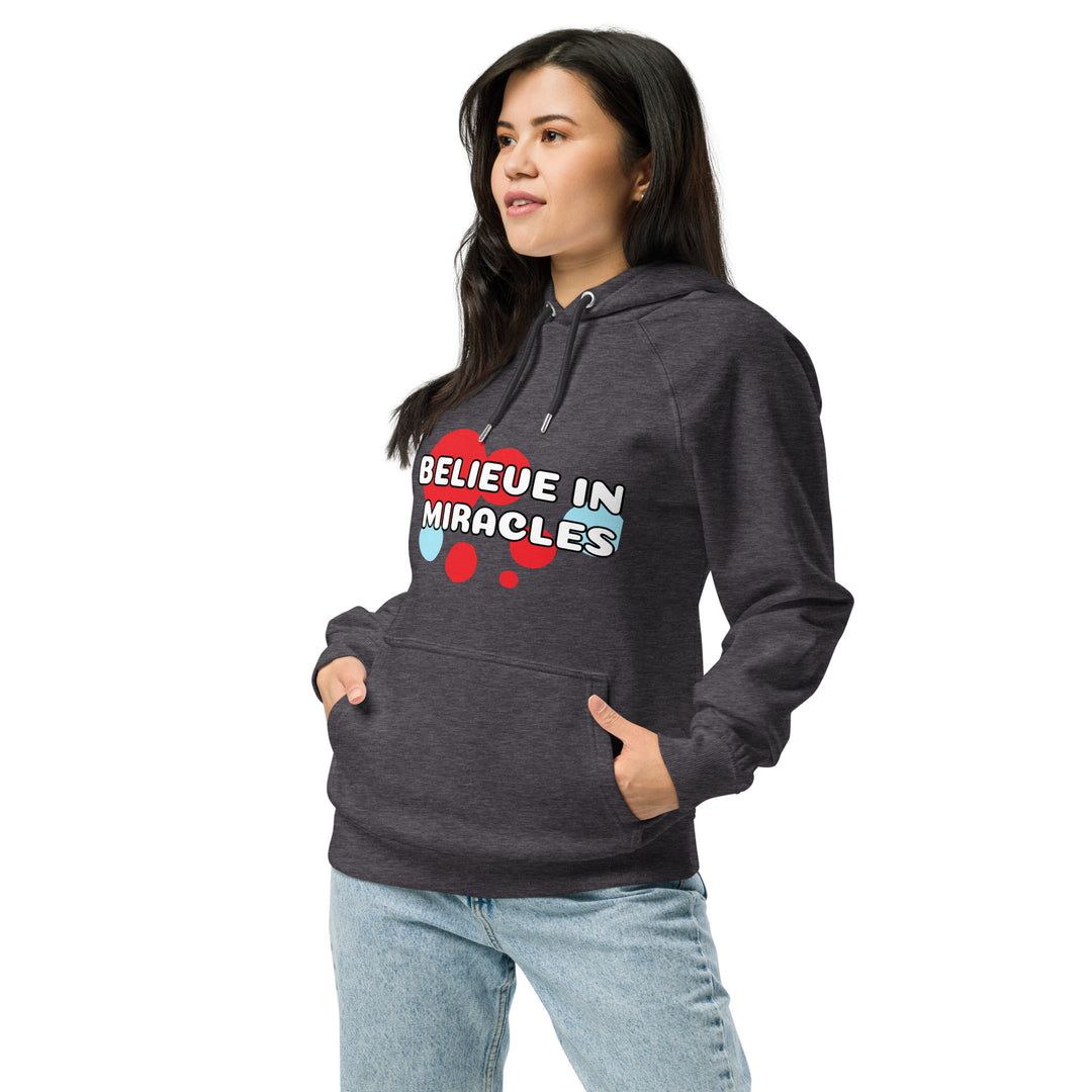 Go with the Flow, Unisex eco raglan hoodie