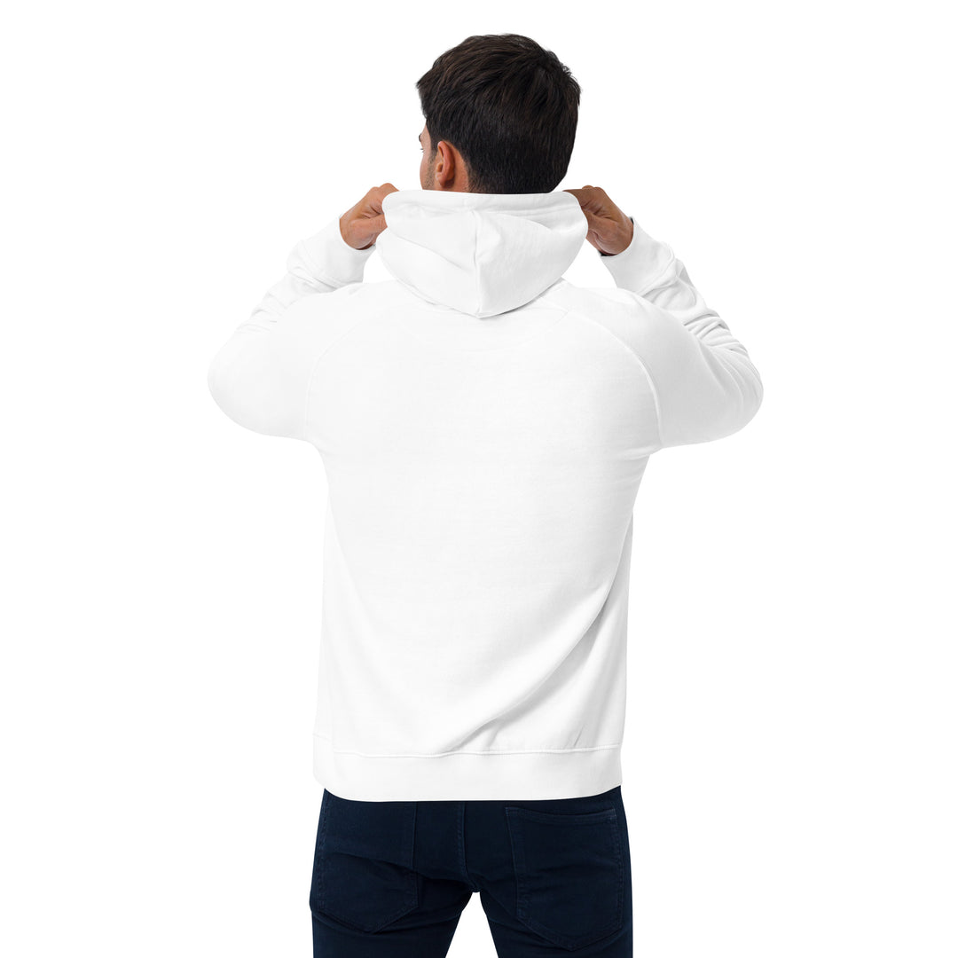 Go with the flow Unisex eco raglan hoodie