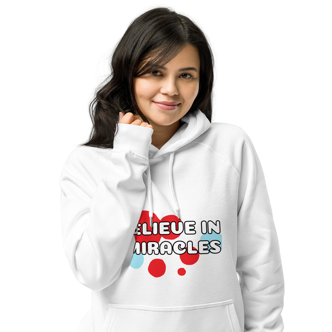 Go with the Flow, Unisex eco raglan hoodie